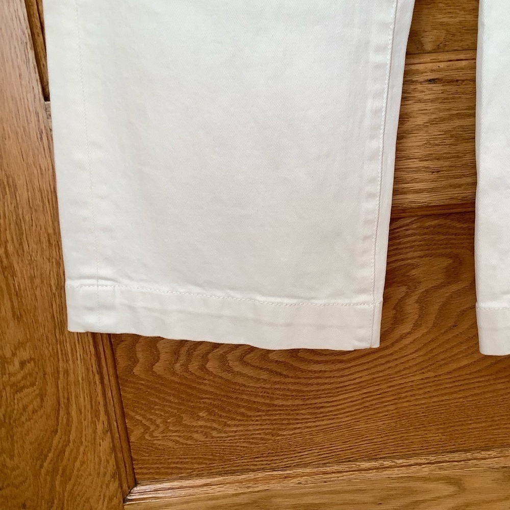 DL1961 Hepburn High Rise Wide Leg Ankle Jeans White Eggshell 25 EUC - Picture 10 of 16